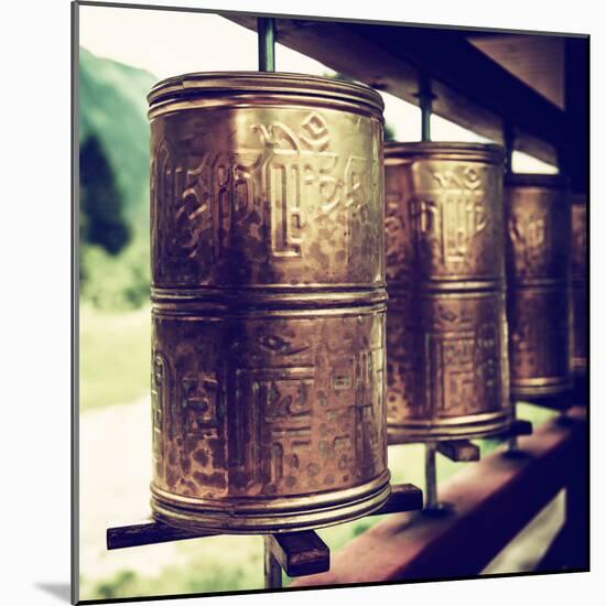 China 10MKm2 Collection - Prayer Wheels-Philippe Hugonnard-Mounted Photographic Print