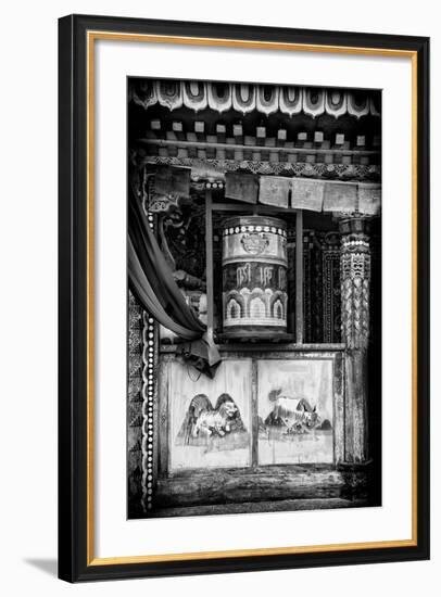 China 10MKm2 Collection - Prayer Wheels-Philippe Hugonnard-Framed Photographic Print