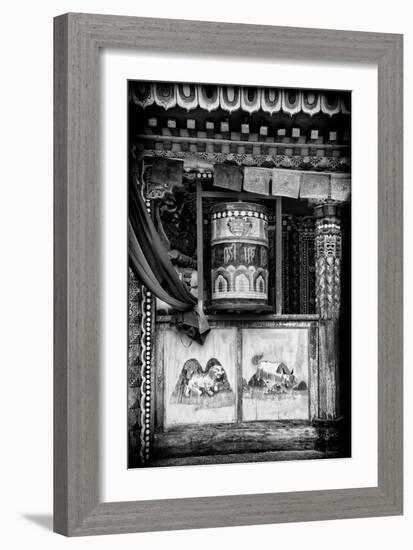 China 10MKm2 Collection - Prayer Wheels-Philippe Hugonnard-Framed Photographic Print