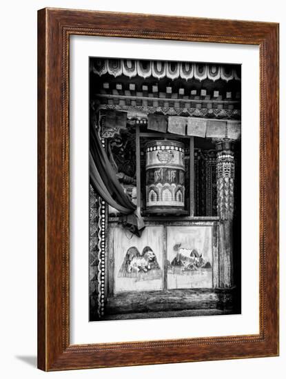 China 10MKm2 Collection - Prayer Wheels-Philippe Hugonnard-Framed Photographic Print