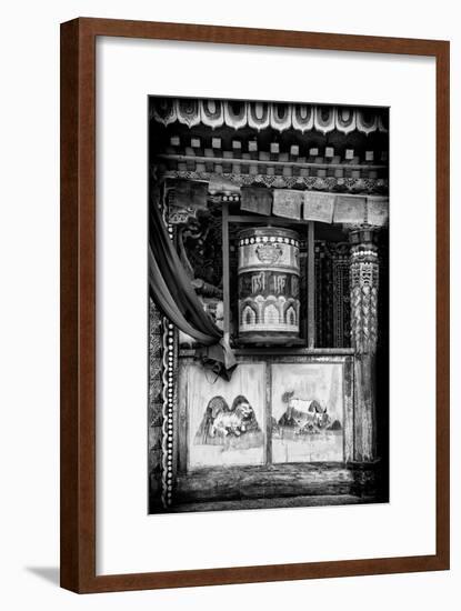 China 10MKm2 Collection - Prayer Wheels-Philippe Hugonnard-Framed Photographic Print