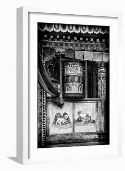 China 10MKm2 Collection - Prayer Wheels-Philippe Hugonnard-Framed Photographic Print