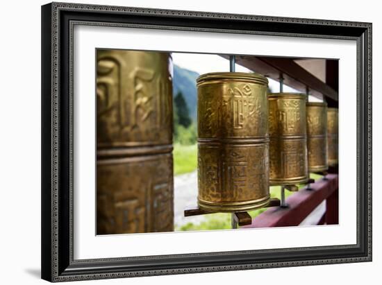 China 10MKm2 Collection - Prayer Wheels-Philippe Hugonnard-Framed Photographic Print