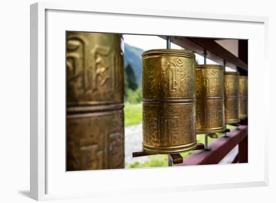 China 10MKm2 Collection - Prayer Wheels-Philippe Hugonnard-Framed Photographic Print