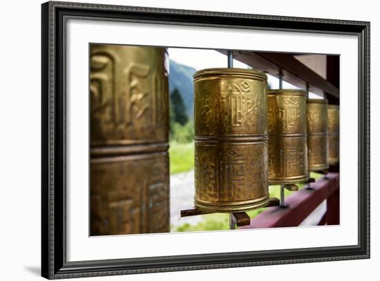 China 10MKm2 Collection - Prayer Wheels-Philippe Hugonnard-Framed Premium Photographic Print