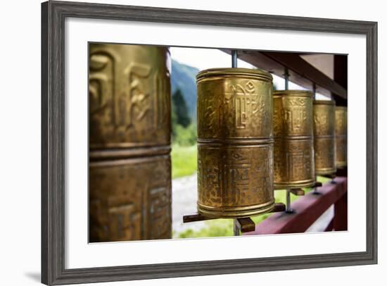 China 10MKm2 Collection - Prayer Wheels-Philippe Hugonnard-Framed Premium Photographic Print