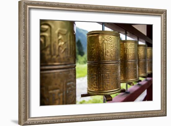 China 10MKm2 Collection - Prayer Wheels-Philippe Hugonnard-Framed Premium Photographic Print