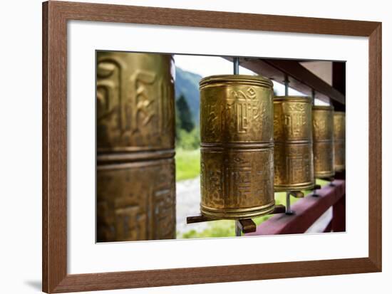 China 10MKm2 Collection - Prayer Wheels-Philippe Hugonnard-Framed Premium Photographic Print