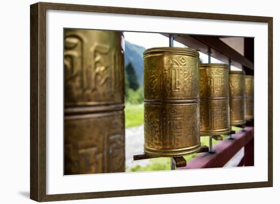 China 10MKm2 Collection - Prayer Wheels-Philippe Hugonnard-Framed Premium Photographic Print