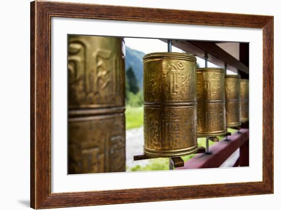 China 10MKm2 Collection - Prayer Wheels-Philippe Hugonnard-Framed Premium Photographic Print