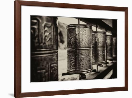 China 10MKm2 Collection - Prayer Wheels-Philippe Hugonnard-Framed Photographic Print