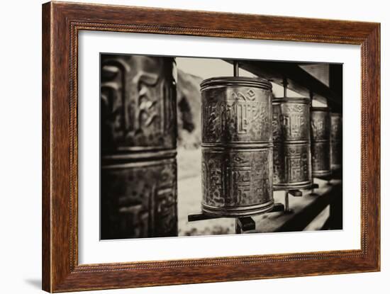 China 10MKm2 Collection - Prayer Wheels-Philippe Hugonnard-Framed Photographic Print