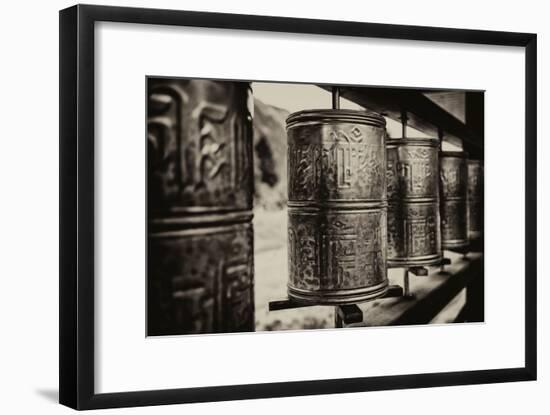 China 10MKm2 Collection - Prayer Wheels-Philippe Hugonnard-Framed Photographic Print