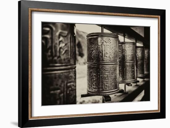 China 10MKm2 Collection - Prayer Wheels-Philippe Hugonnard-Framed Photographic Print