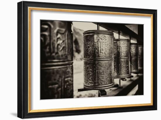 China 10MKm2 Collection - Prayer Wheels-Philippe Hugonnard-Framed Photographic Print