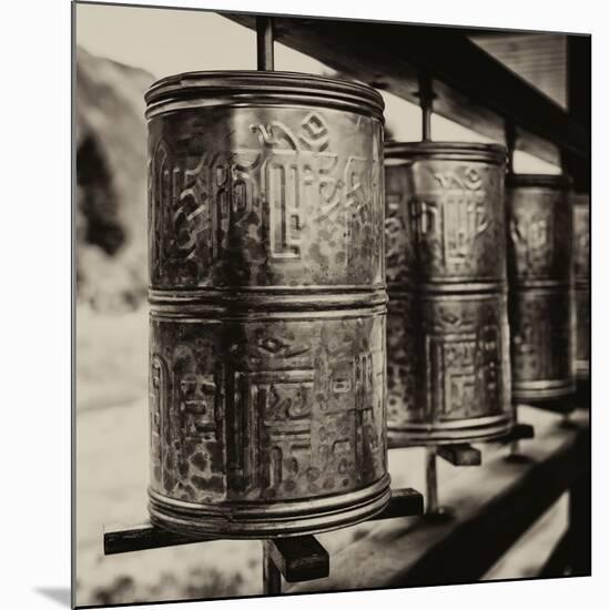 China 10MKm2 Collection - Prayer Wheels-Philippe Hugonnard-Mounted Photographic Print