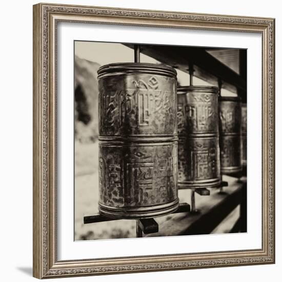 China 10MKm2 Collection - Prayer Wheels-Philippe Hugonnard-Framed Photographic Print