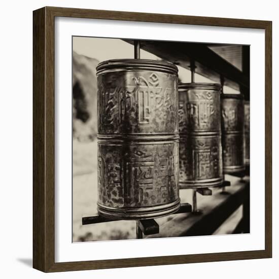 China 10MKm2 Collection - Prayer Wheels-Philippe Hugonnard-Framed Photographic Print