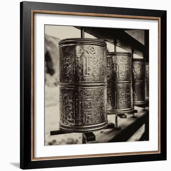 China 10MKm2 Collection - Prayer Wheels-Philippe Hugonnard-Framed Photographic Print