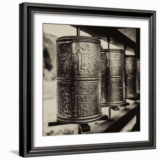 China 10MKm2 Collection - Prayer Wheels-Philippe Hugonnard-Framed Photographic Print