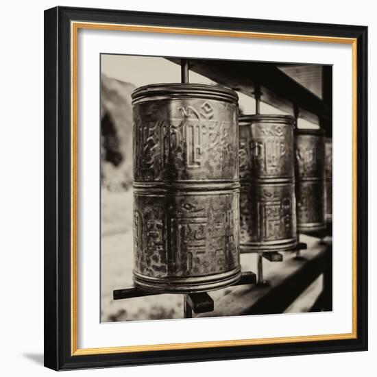 China 10MKm2 Collection - Prayer Wheels-Philippe Hugonnard-Framed Photographic Print