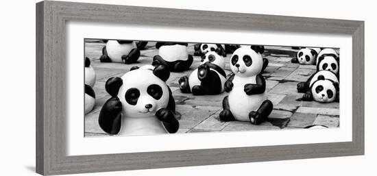 China 10MKm2 Collection - Psychedelic Pandas-Philippe Hugonnard-Framed Photographic Print