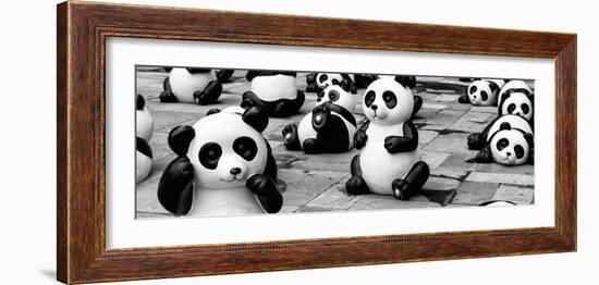 China 10MKm2 Collection - Psychedelic Pandas-Philippe Hugonnard-Framed Photographic Print