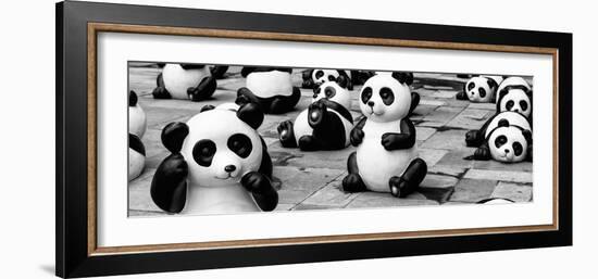 China 10MKm2 Collection - Psychedelic Pandas-Philippe Hugonnard-Framed Photographic Print