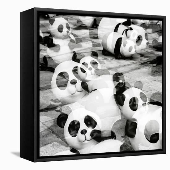 China 10MKm2 Collection - Psychedelic Pandas-Philippe Hugonnard-Framed Premier Image Canvas