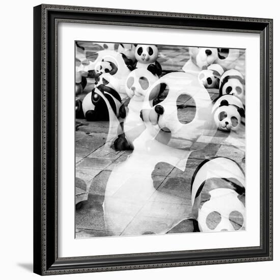 China 10MKm2 Collection - Psychedelic Pandas-Philippe Hugonnard-Framed Photographic Print