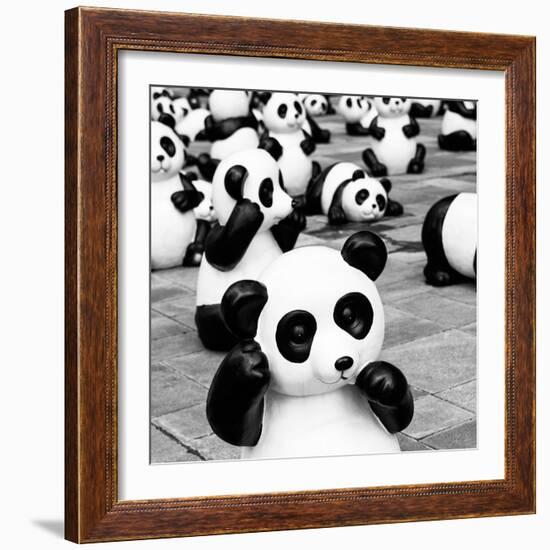 China 10MKm2 Collection - Psychedelic Pandas-Philippe Hugonnard-Framed Photographic Print