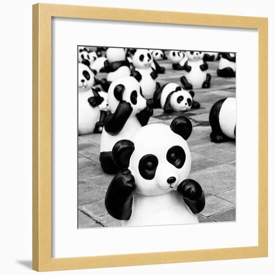 China 10MKm2 Collection - Psychedelic Pandas-Philippe Hugonnard-Framed Photographic Print