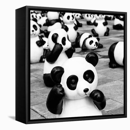 China 10MKm2 Collection - Psychedelic Pandas-Philippe Hugonnard-Framed Premier Image Canvas