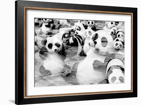 China 10MKm2 Collection - Psychedelic Pandas-Philippe Hugonnard-Framed Photographic Print