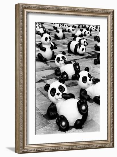 China 10MKm2 Collection - Psychedelic Pandas-Philippe Hugonnard-Framed Photographic Print