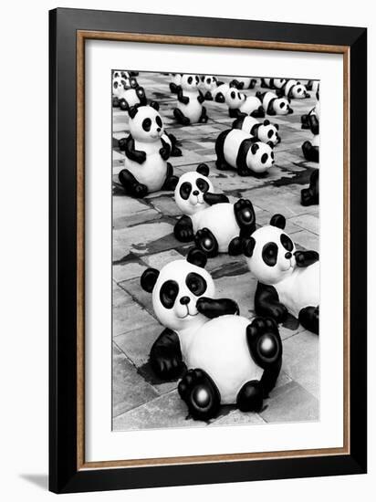 China 10MKm2 Collection - Psychedelic Pandas-Philippe Hugonnard-Framed Photographic Print