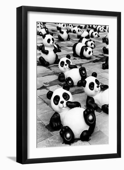 China 10MKm2 Collection - Psychedelic Pandas-Philippe Hugonnard-Framed Photographic Print