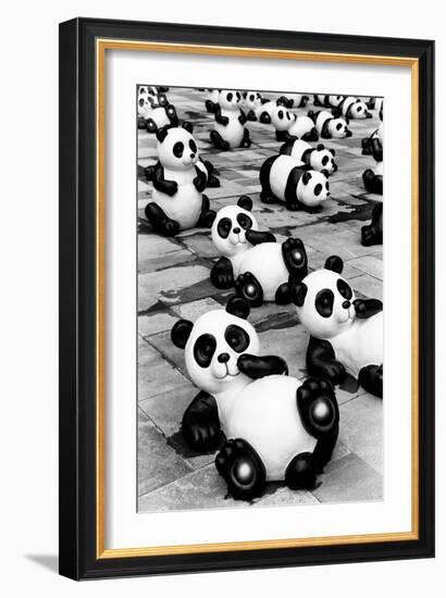 China 10MKm2 Collection - Psychedelic Pandas-Philippe Hugonnard-Framed Photographic Print