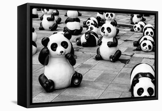 China 10MKm2 Collection - Psychedelic Pandas-Philippe Hugonnard-Framed Premier Image Canvas