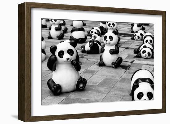 China 10MKm2 Collection - Psychedelic Pandas-Philippe Hugonnard-Framed Photographic Print