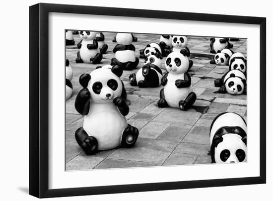 China 10MKm2 Collection - Psychedelic Pandas-Philippe Hugonnard-Framed Photographic Print