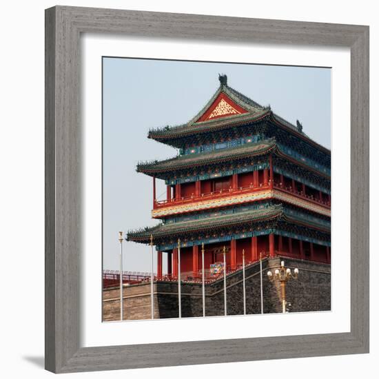 China 10MKm2 Collection - Qianmen Temple-Philippe Hugonnard-Framed Photographic Print