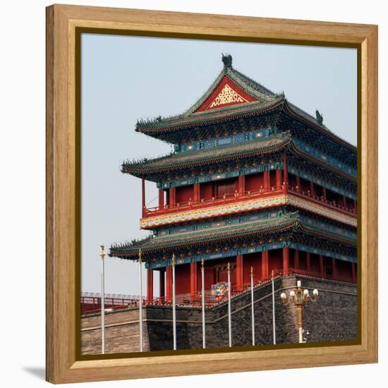 China 10MKm2 Collection - Qianmen Temple-Philippe Hugonnard-Framed Premier Image Canvas