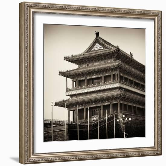 China 10MKm2 Collection - Qianmen Temple-Philippe Hugonnard-Framed Photographic Print