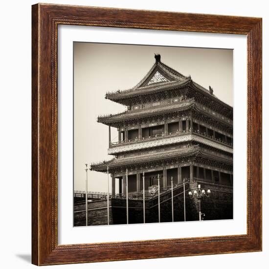 China 10MKm2 Collection - Qianmen Temple-Philippe Hugonnard-Framed Photographic Print