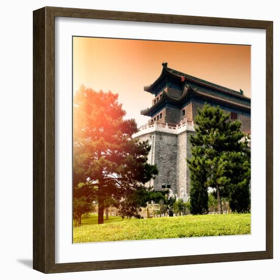 China 10MKm2 Collection - Qianmen Temple-Philippe Hugonnard-Framed Photographic Print