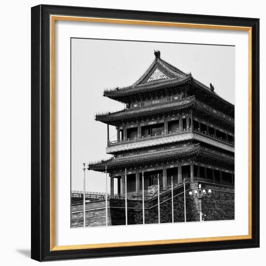 China 10MKm2 Collection - Qianmen Temple-Philippe Hugonnard-Framed Photographic Print