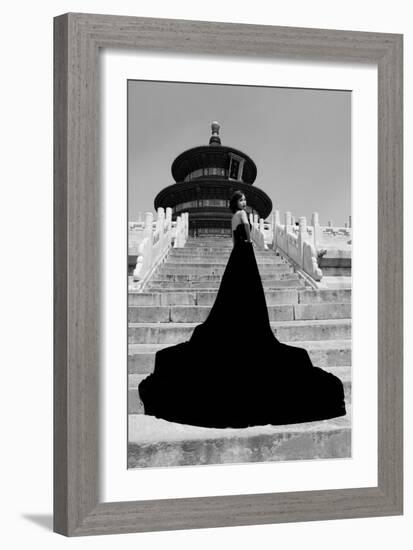 China 10MKm2 Collection - Red Carpet - Temple of Heaven-Philippe Hugonnard-Framed Photographic Print