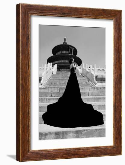 China 10MKm2 Collection - Red Carpet - Temple of Heaven-Philippe Hugonnard-Framed Photographic Print