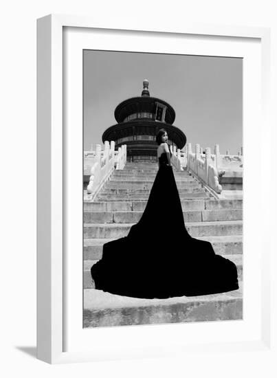 China 10MKm2 Collection - Red Carpet - Temple of Heaven-Philippe Hugonnard-Framed Photographic Print